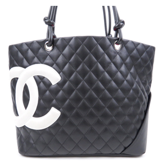 CHANEL シャネル カンボンライン コピー CH-BAG030 カンボン ラージ トートバッグ ブラック ホワイト ピンク